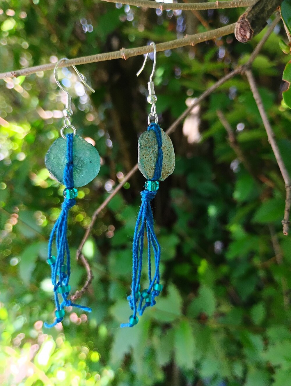 Handmade Roman Glass Earrings